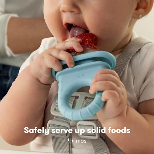 image for Frida Baby Push Pop Feeder, Baby Fruit Food Feeder to Safely Introduce