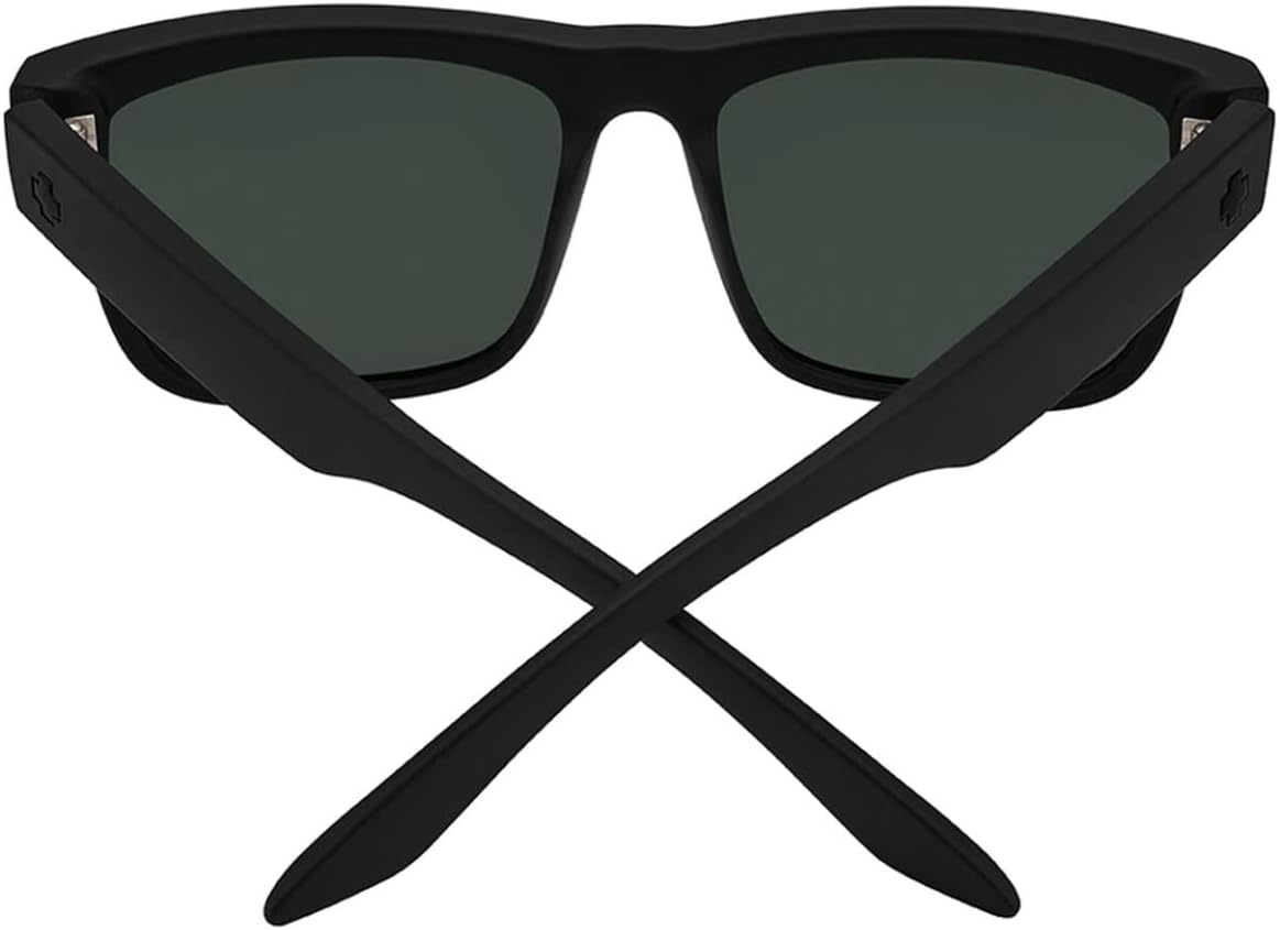 Spy Discord Discord Sunglasses Soft Matte Black with Happy Boost Black Mirror Polarized Lens + Case - Image 4