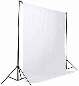 GDX Seyyar 3x3m Beyaz Fon Perde Sistemi Standlı E-Ticaret Ürün Çekim Portre Fotoğraf Stüdyo Seti