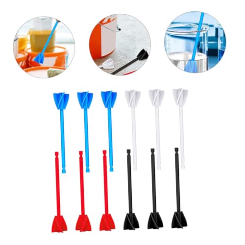 Mélangeur peinture époxy pour perceuse pack de 12 tiges hélicoïdales de mixage résine - 6