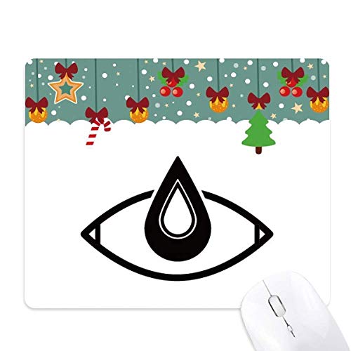Alfombrilla de ratón de patrón vectorial con diseño de ojos oscuros