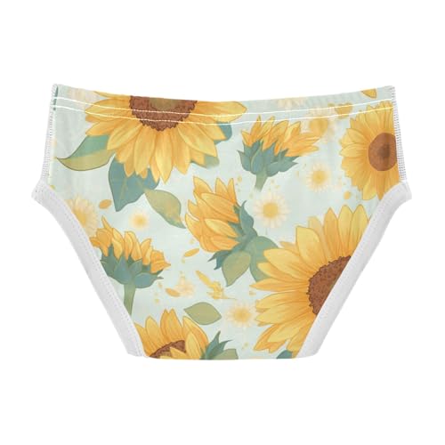 KLL Sunflower Boys Toddler Soft Briefs Cute Undies2