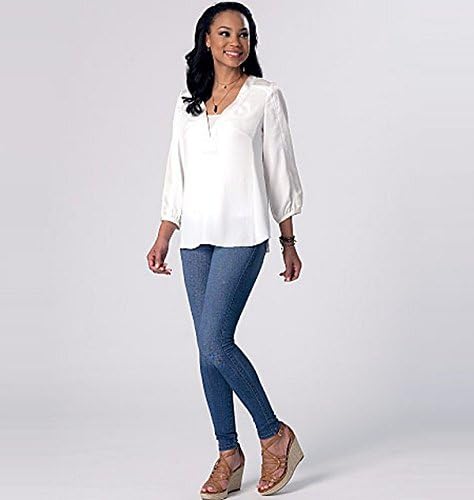 Miniatura 6 de McCall's Patrones M7357E50 M7357 Misses' Banded Tops con yugo, talla E5 (14-16-18-20-22)