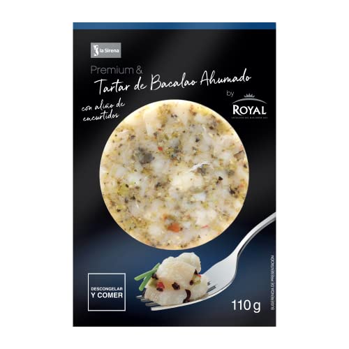 LA SIRENA TARTAR DE BACALAO AHUMADO PREMIUM 110G (Congelado)