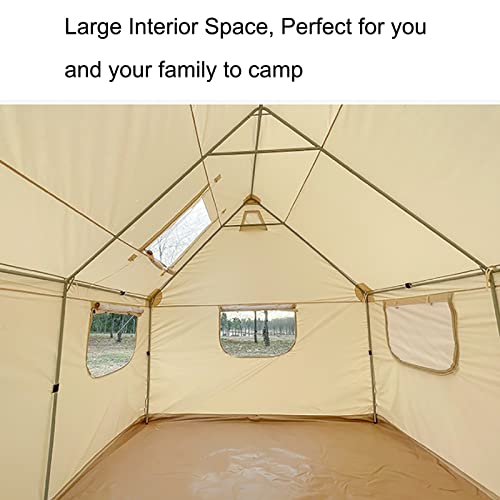 Carpa de lona de algodón impermeable GeRRiT 10x12ft para 8-10 personas miniatura 2