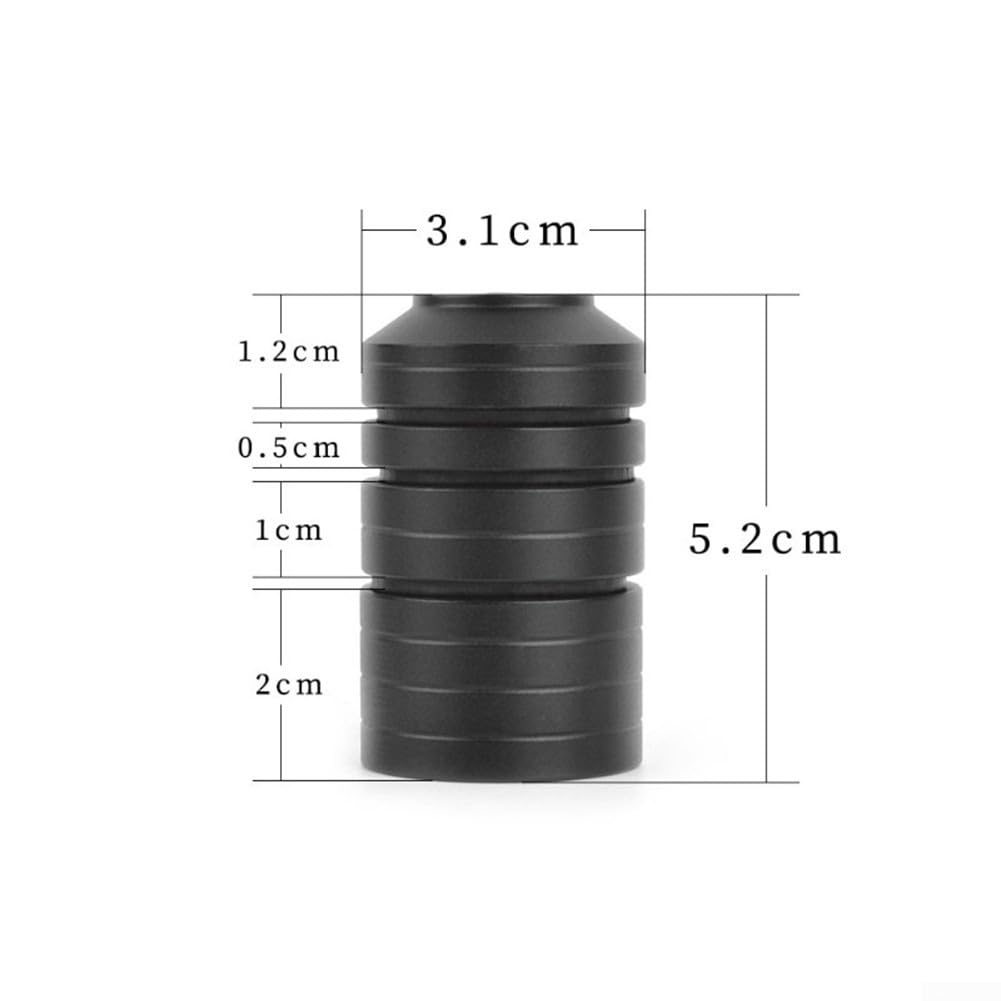 Kit de contrepoids stabilisateur d'arc composé 280 g en acier inoxydable pour réduire les vibrations et améliorer la stabilité (noir)