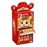 Geldhalter | Geldautomat für Frühlingsfest - ATM mit großen roten Umschlägen für das Frühlingsfest 2026, Geschenk für die ganze Familie