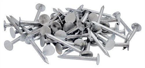 Clavos para tejados evitan filtraciones con clavos de 3/4 de pulgada hdgalv antioxidantes