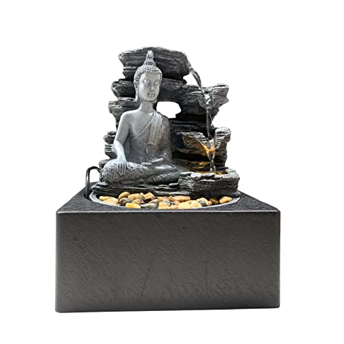 Mr.o's Factory Water Fountain Indoor Buddha Statue Office Desk Accessories For Women Room Decor Aesthetic Meditation House Warming Gifts New Home #TOP17