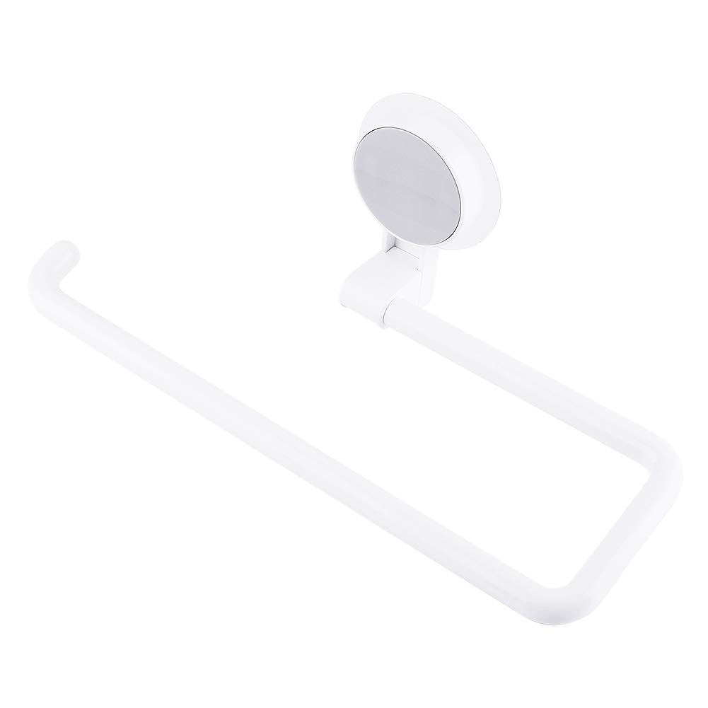 Paper Towel Holder Wall Mount, Paper Towel Holder for Kitchen with Punch Free Paste Type Suitable for Bathroom or Kitchen Wall