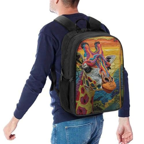 Mochila escolar anime 3D de jirafa el regalo ideal para niños 5