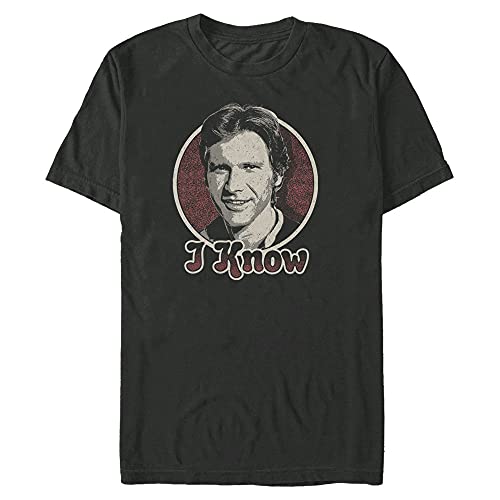 T-shirt Star Wars Han Knows noir XL idéal pour vos soirées cinéma