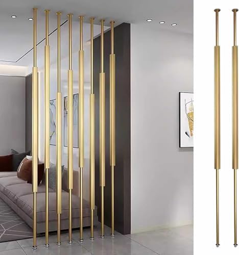 Modern Floor-to-Ceiling Privacy Screens, Adjustable Room Divider Partitions for Home & Office, Elegant Small Space Decor - 2pcs (70-300 cm)