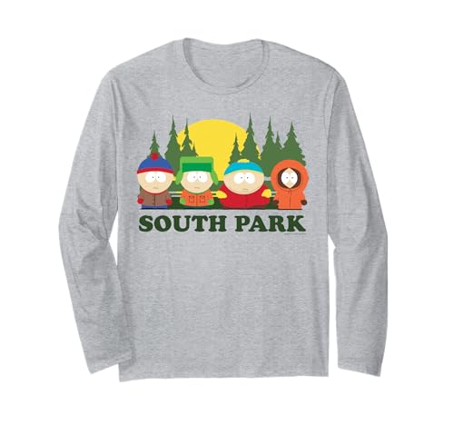 South Park Kenny Stan Kyle And Eric Cartman Group In Forest ����T�V���c