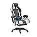 Bseack Sedia Girevole Sedia da Gioco, poltroncina da Atletica reclinabile con Schienale Alto ergonomica con poggiapiedi Sedia Girevole da Corsa in Stile Racing capacità di carico: 300kg.