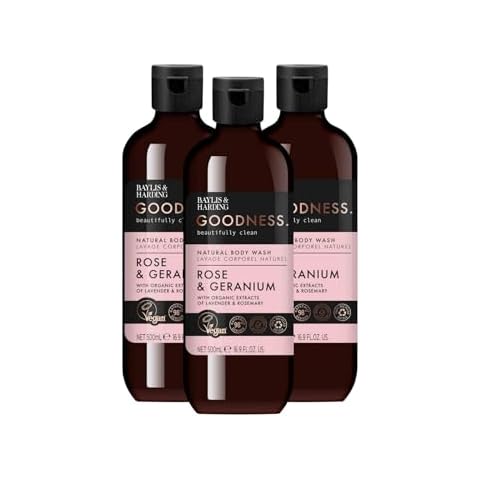 Baylis & Harding Body Wash, Rose & Geranium Cover
