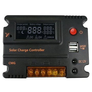 3NH 10A 12V 24V Lcd Automatic Usb Controller Battery Charge Solar Panel Auto Switch |18626