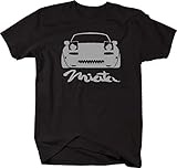 Miata Angry Eyes Lowered Racing Speed JDM Mazda Mens T Shirt - Large