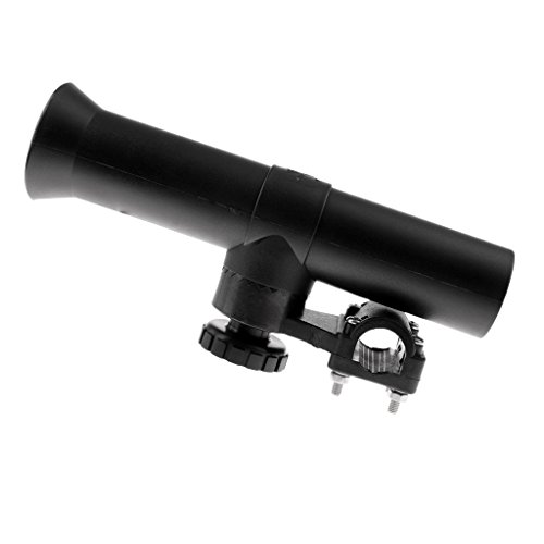 Sharplace Porta Caña Equipamiento de Pesca para Barco Kayak Montaje Adjustable de Negro