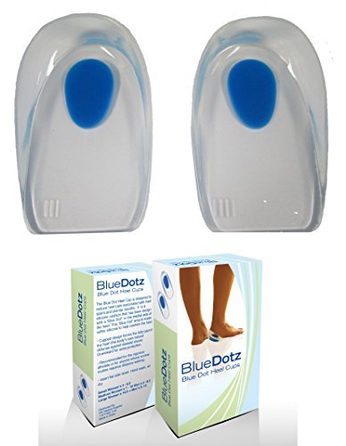 Heel Pain/Heel Spur Pain Relief Heel Cups (Includes a FREE FOOT ROLLER MASSAGER) (Small Women's 4-6.5)