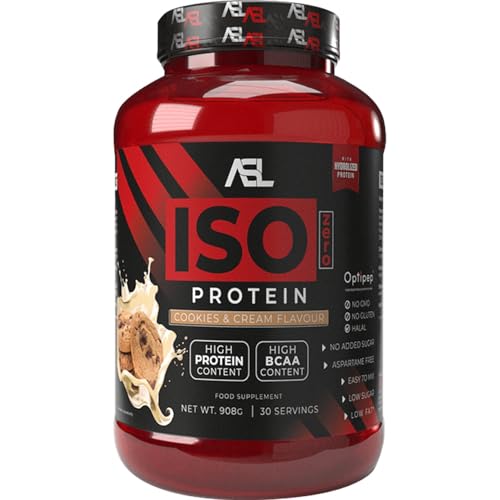 All Sports Labs Iso Zero Protéine – Cookies & Cream – Isolat & Hydrolysat de Whey (Optipep®) – 88% Protéines – Faible en Sucres – Idéal Sèche &...