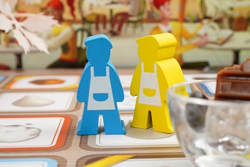 Asmodee – Coffee Rush – Jeu de Société de Stratégie pour Enfants dès 8 Ans – Incarnez Un Barista & Gérez Un Café – Jeu de Plateau Famille 2 à 4 Joueurs – 30 Min – en Français - Korea Board Games