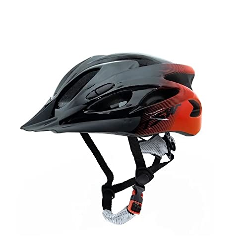 Capacete Ciclismo Raptor 1 Tamanho Médio 54/58cm Led Traseiro e Viseira Tsw (Vermelho)