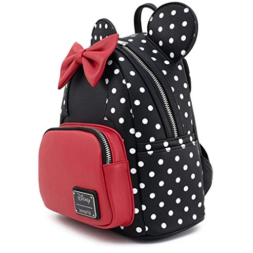 Loungefly Disney Minnie Mouse Polka Dot Womens Double Strap Shoulder Bag Purse3