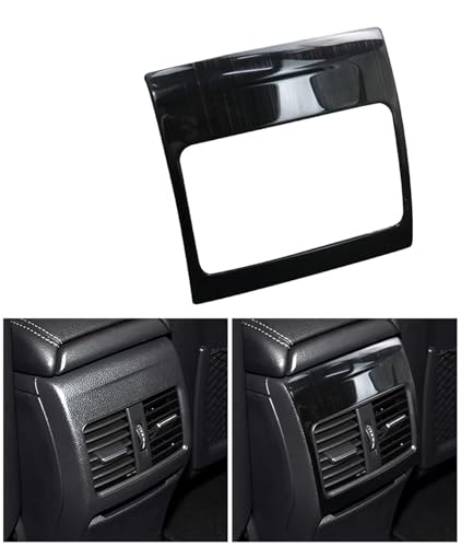 �ԓ� Compatible With A B Class W176 W246 GLA X156 CLA C117 2013-2018 �Ԍ㕔�G�A�R�������o���������J�o�[ �X�e�b�J�[ �g�����A�N�Z�T���[(B Black 1 Pcs)