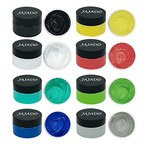 Jajado 8 Colors Chalk Paste Paint Set, Fabric Silk Screen Printing Stencils Paste For Painting On Wood, Chalkboard, Home Decor Transfers Chalk Art Paste Supplies, Transfer Chalk Paste #TOP24