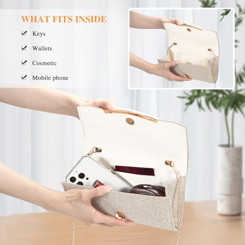 Image of UBAYMAX Evening Bag Clutch Purses for Women Lady Girl Handbags Crossbody Bag Wedding Bag for Prom Party Wedding Engagement | Wedding Bag