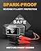 Q11 4500A Car Jump Starter with Air Compressor Combo 150PSI, Portable Car Battery Jump Starter Battery Pack (10L Gas/8.0L Diesel), ChargerTire Inflator LED Light