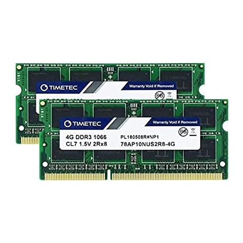 Kit de 8GB Timetec DDR3 1066MHz compatible para Mac Cover