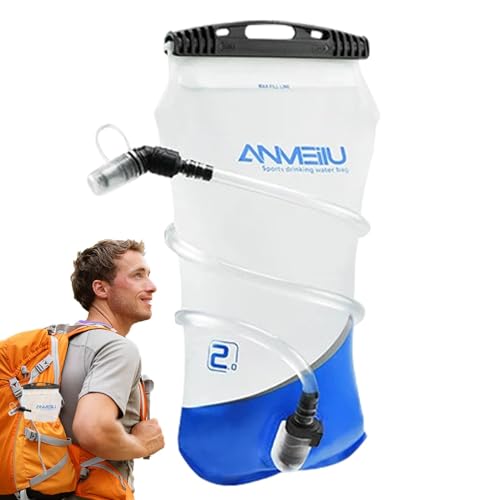 Depósito de hidratación para vejiga, mochila de depósito de agua, bolsa de agua de alta capacidad a prueba de fugas, práctica vejiga de agua para senderismo, esquí, equitación, ciclismo, correr,