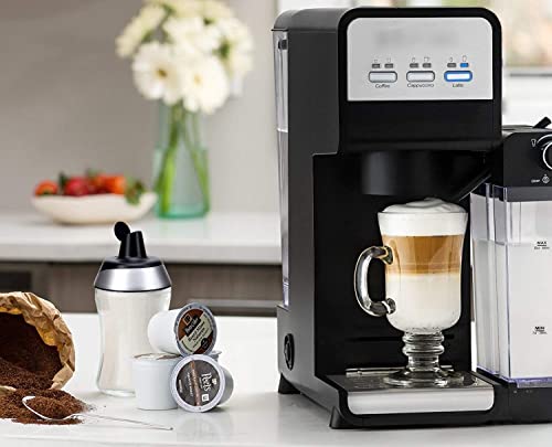 J&M Design Sugar Dispenser W/Pour Spout For Coffee Bar Accessories, Tea Organizer Station Essentials, Coffee Gifts & Kitchen Baking W/Easy Spoon Pouring Shaker Lid - 7.5Oz Glass Jar Container Bowl #TOP2