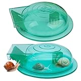 XJKLBYQ Snail Trap Aquarium 2Pcs Plastic Aquarium Snail Trap Aquarium Snail Remover Cleaning Supplies Lightweight Snail Tank Visual Planaria Trap for Fish Tank,Insects