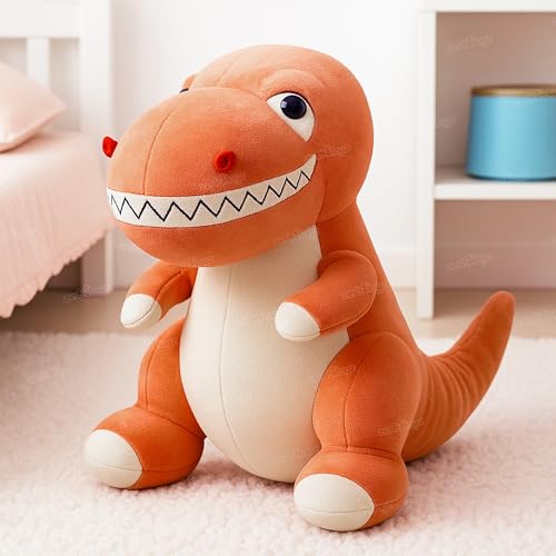 Image of Zest 4 Toyz Soft Toy for Girls (35 cm) | Cute Stuffed Animal Plush Toy | Baby Toys | Dino Soft Toy Cuddly Teddy Bear for Kids | Birthday Gift for Girls - Multicolor