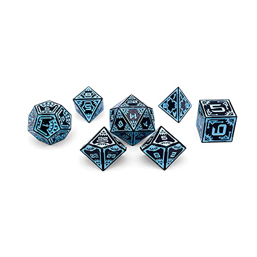 Dados espaciales metálicos premium Norse Foundry Campo de fuerza 3