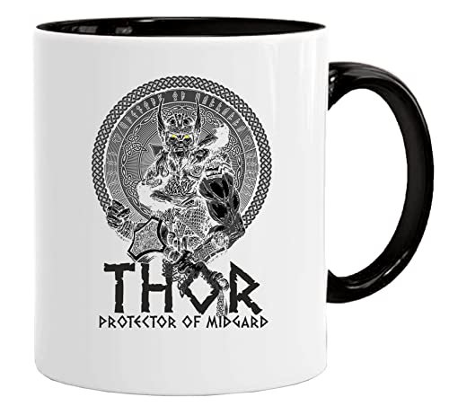 Protector of Midgard Viking Mug | Coffee Tea Mug for Breakfast/Birthday Presents for Dad/Uncle/Mam