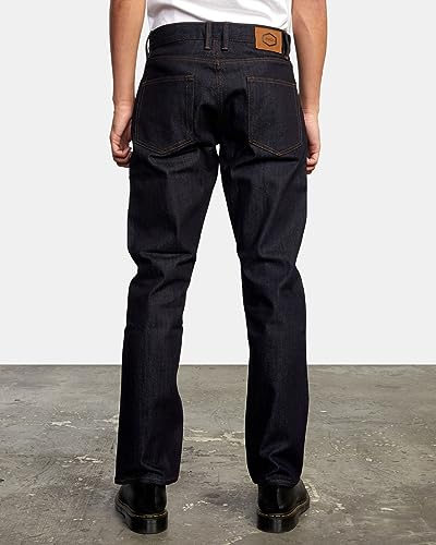 RVCA Mens Straight Fit Denim Pants3