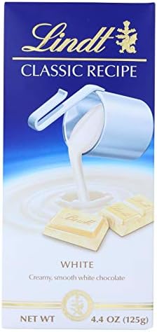 Lindt Classic Recipe Bar - White Chocolate - 4.41 Ounce (Pack of 12)