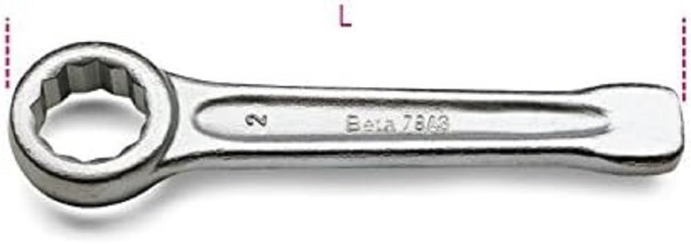 Clé à frapper 78AS 1.3/8 transmission de force maximale pour boulons