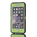 iPhone 6 Case, iPhone 6S Case [HEAVY DUTY] AICase® Built-in Screen Protector Tough 3 in 1 Rugged Shorkproof Cover for Apple iPhone 6/6S (Black/Green)