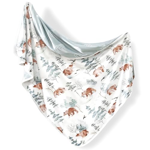GRSSDER Baby Blankets Super Soft Jersey Knit...