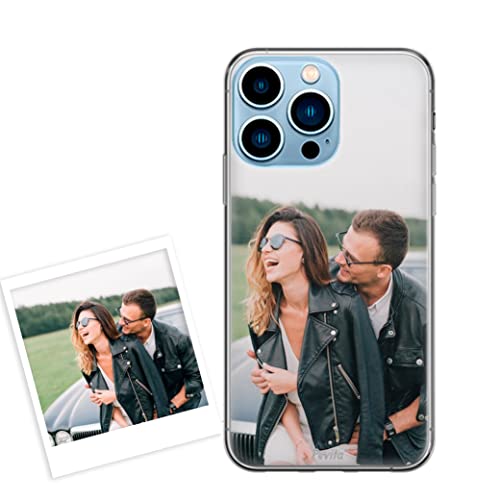 Pevita Funda Compatible con iPhone 14 Pro Personalizada con una Foto o Imagen | Funda Compatible con iPhone 14 Pro Cover