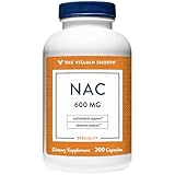 The Vitamin Shoppe NAC N-Acetyl-L-Cysteine Promotes Cellucor Health, Immune (200 Capsules)