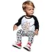 FEITONG 1 Set Infant Baby Boy's T-Shirt +Geometric Print Pants (24 Months)