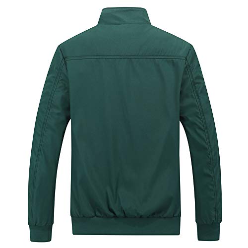 Image of YFFUSHI Mens Casual Jacket Lightweight Outdoor Zipper Softshell Windbreaker Jacket