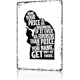 Vintage Metal Sign Dave Chappelle Quotes Poster Retro Tin Signs Funny Aluminum Sign For Man Cave, Garage, Living Roome, Cafe And Pub Decoration 8 X 12 Inch