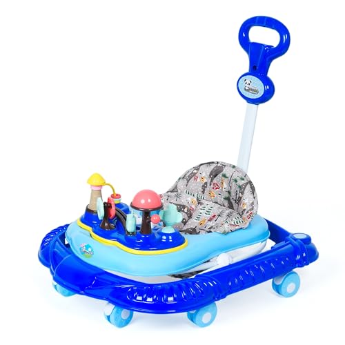 Panda Baby Products 360° Baby Castle Walker 6-36 Months/Musical Toy Bar/Premium Activity Toys (Blue, Castle Walker)